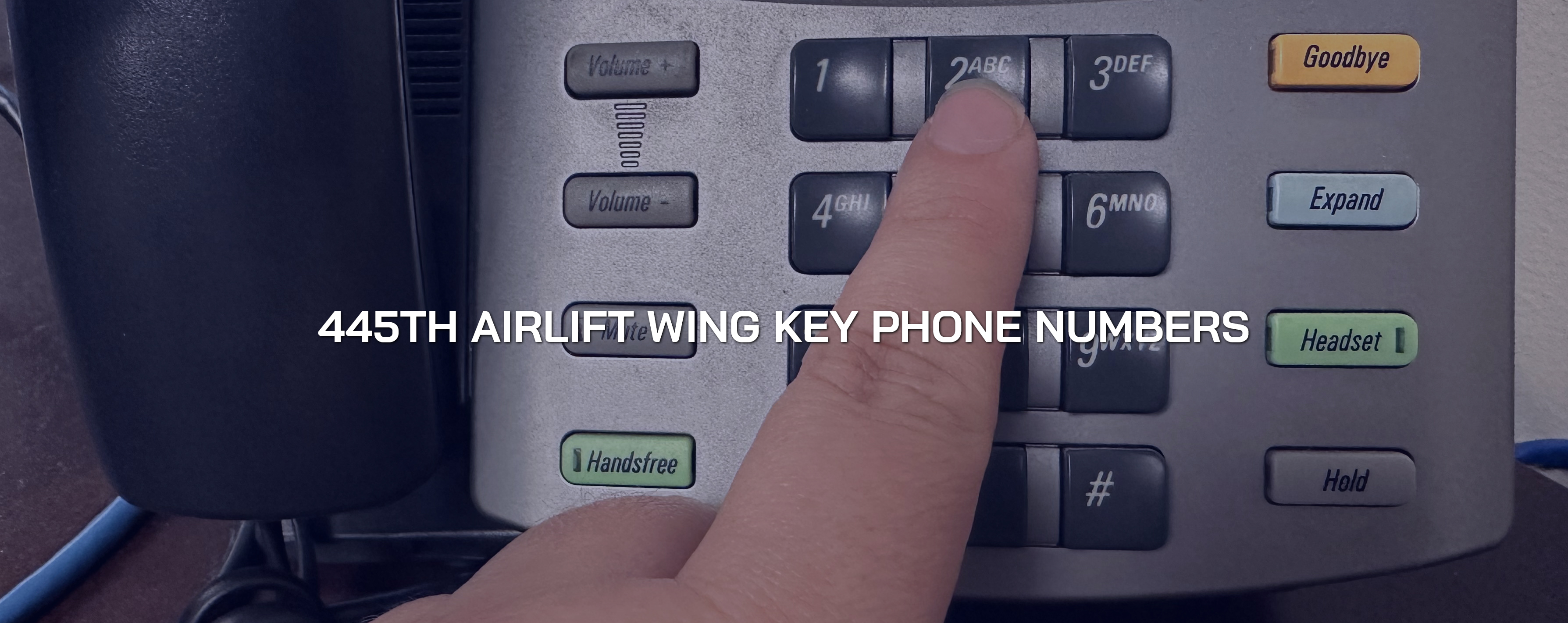 445th AW Key Phone Numbers